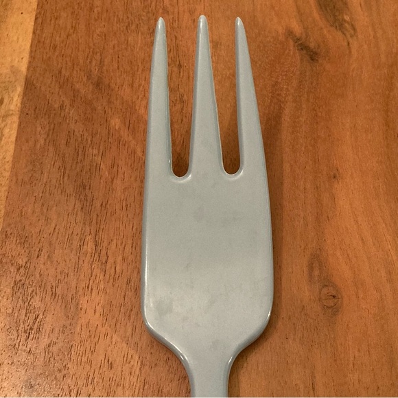 Vintage Light Blue Melamine Serving or Flipping Fork Made in Taiwan - Picture 5 of 8